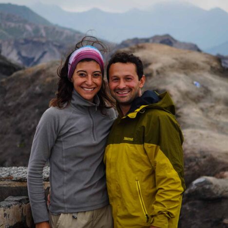 Standing Above the Clouds on an Active Volcano